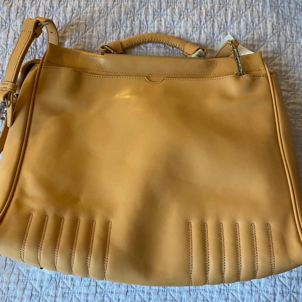 NWT 3.1 Phillip Lim Ryder Leather Satchel Tan Handbag w/Dustbag